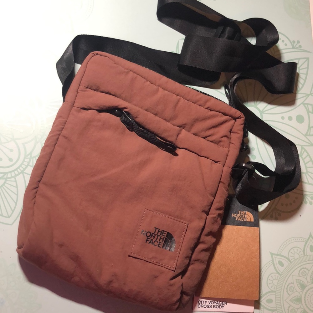 The North Face crossbody.